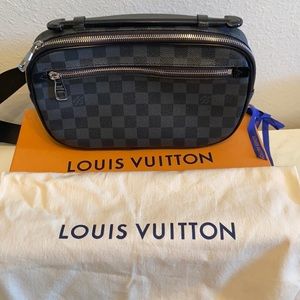 Louis Vuitton Ambler Damien Graphite Shoulder Bag